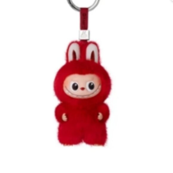 Popmart Pin For Love Labubu V4 Mini Keychain New Sealed Letter X - Picture 1 of 2